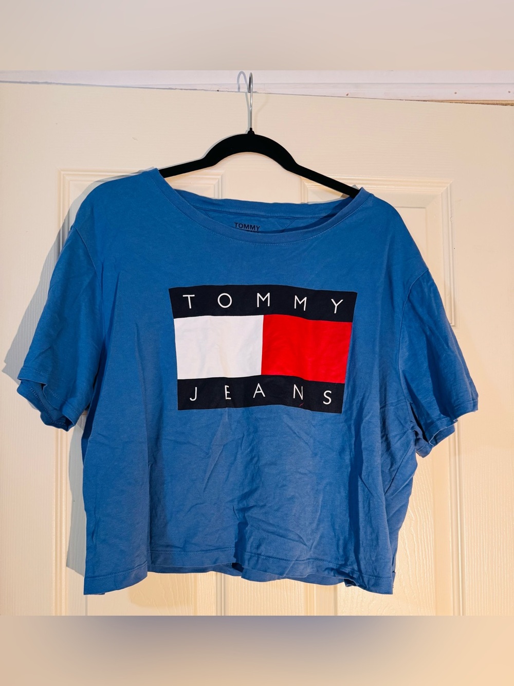 Tommy Hilfiger Light Blue TOMMY JEANS Logo Tee XL